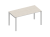 Стол  на металлокаркасе MDF102